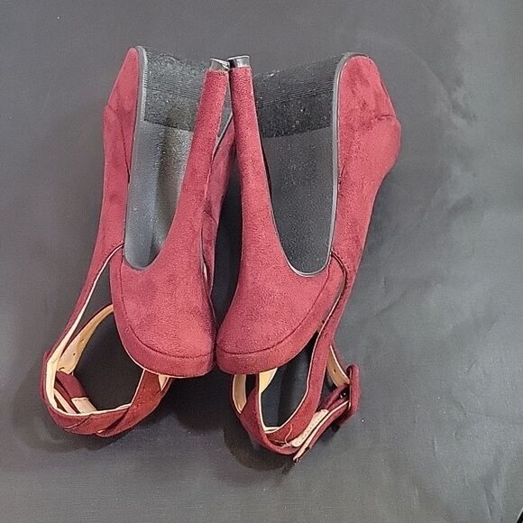 DELICIOUS PEEP TOE ANKLE STRAP HIGH HEEL STILETTOS PUMP G1 - Picture 10 of 12